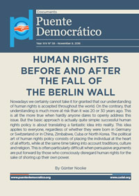 Human Rights before and after the fall of the Berlin Wall