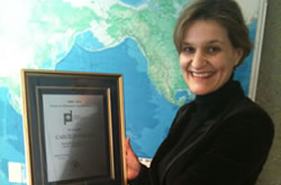 Mensaje de Caecilia Wijgers al recibir en La Haya la plaqueta del Premio a la Diplomacia Comprometida en Cuba 2009-2010