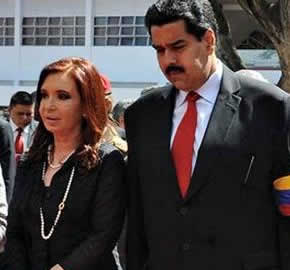 Cristina acent�a su alianza con Maduro: Una se�al de que la radicalizaci�n de su gobierno va en serio