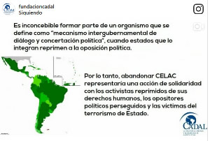 Abandonar la CELAC en solidaridad con las víctimas del autoritarismo