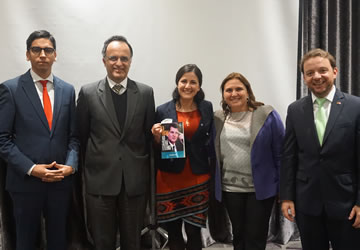Rosa María Payá presentó el libro de su padre en Lima