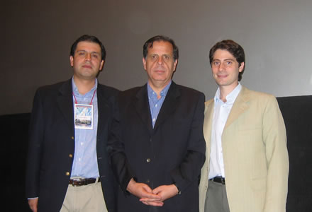 Marcelo Chávez, Presidente de la JDC y de la JODCA; Gutenberg Martínez, Presidente de la ODCA, y Hernán Alberro