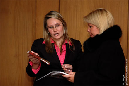 Soledad Murgan y Elisa Carrió 