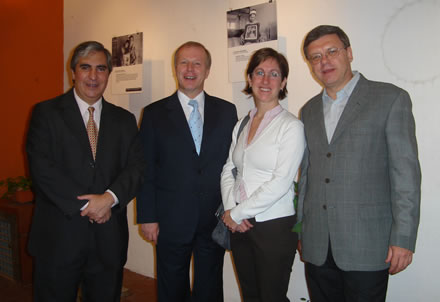 Gabriel Salvia, Peter Weiss, Annika Rigö, y Frank Priess