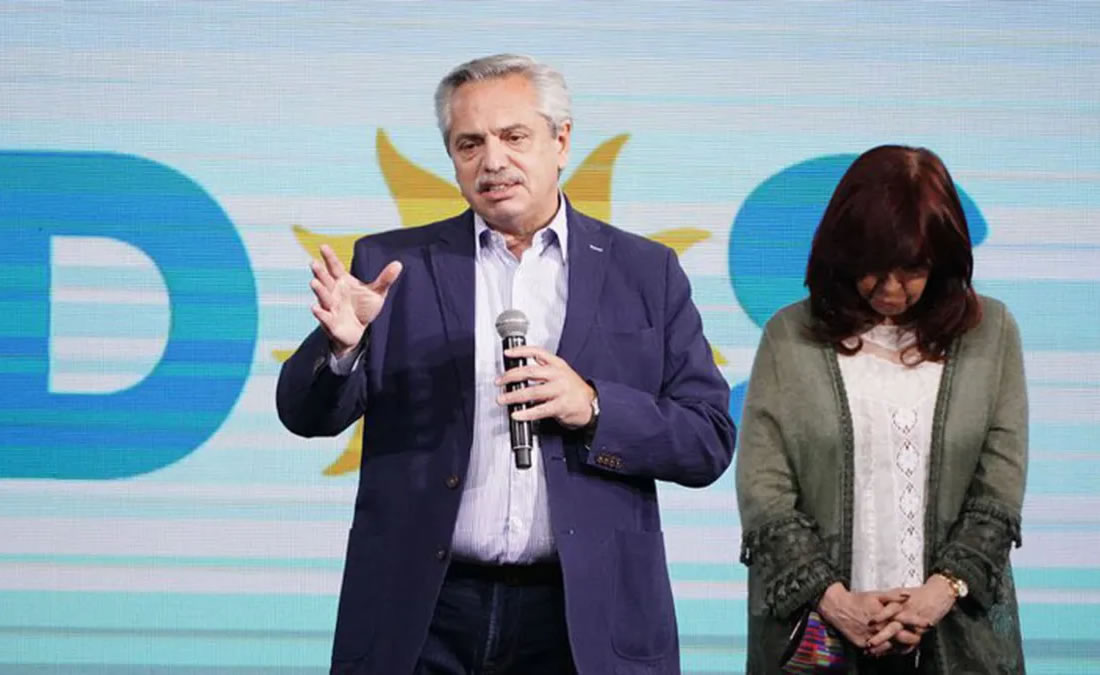 Alberto Fernández y Cristina Kirchner - PASO 2021