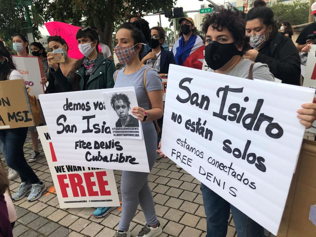 Cuba y lo injusto: Manifestación en apoyo al Movimiento San Isidro