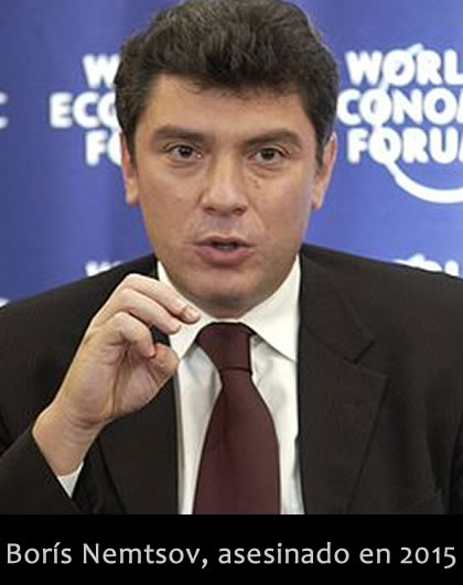 Borís Nemtsov, asesinado en 2015