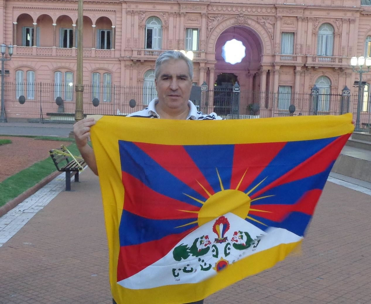 Una bandera por el Tíbet