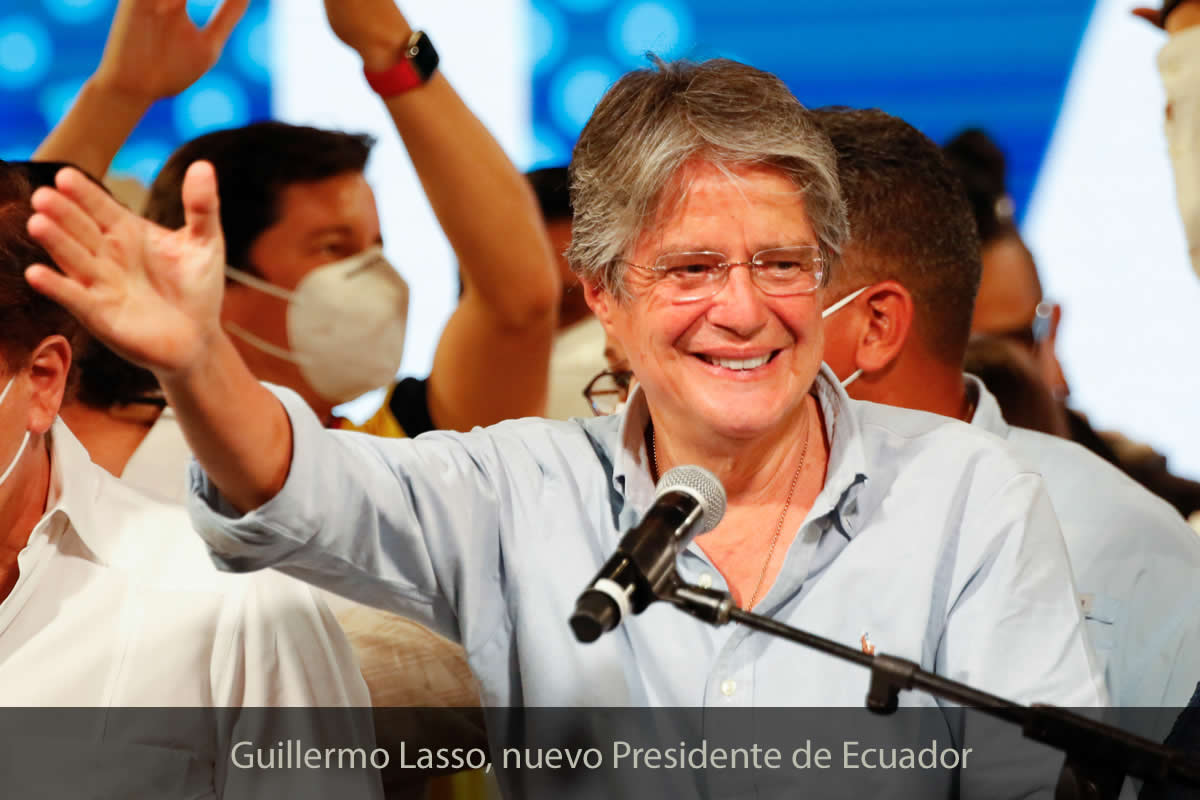 Guillermo Lasso, nuevo Presidente de Ecuador