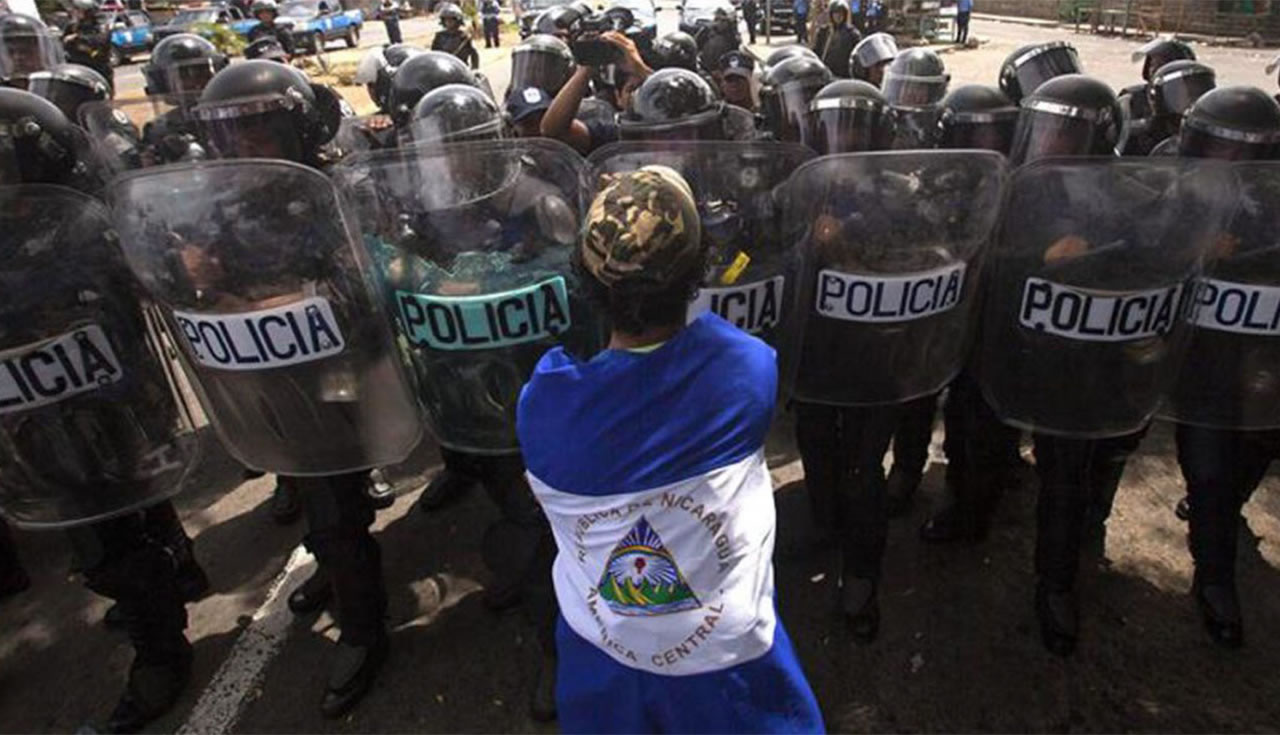 Represión en Nicaragua