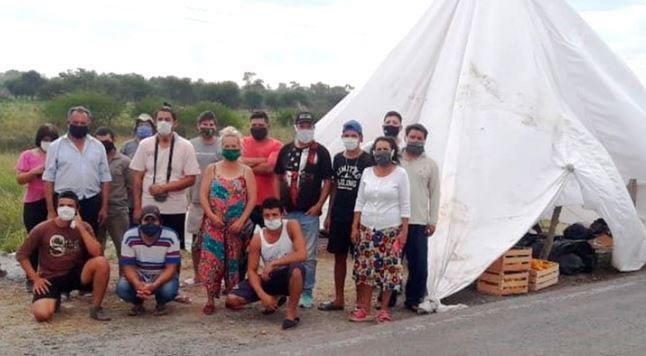 Personas varadas en Formosa