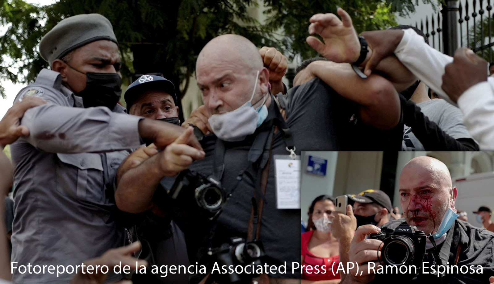 Fotoreportero de la agencia Associated Press (AP), Ramón Espinosa