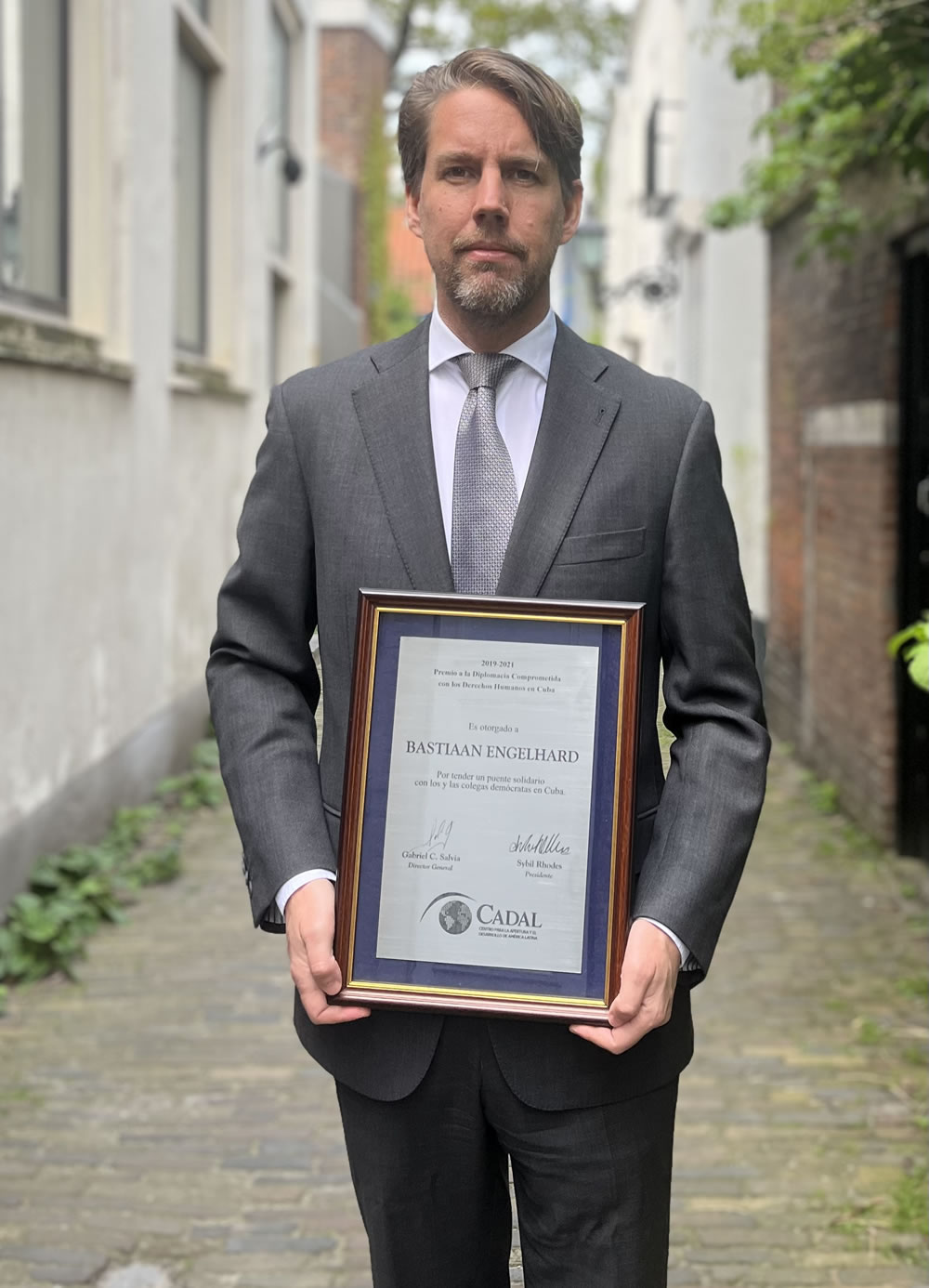 Bastiaan Engelhard - Premio a la Diplomacia Comprometida con los Derechos Humanos en Cuba