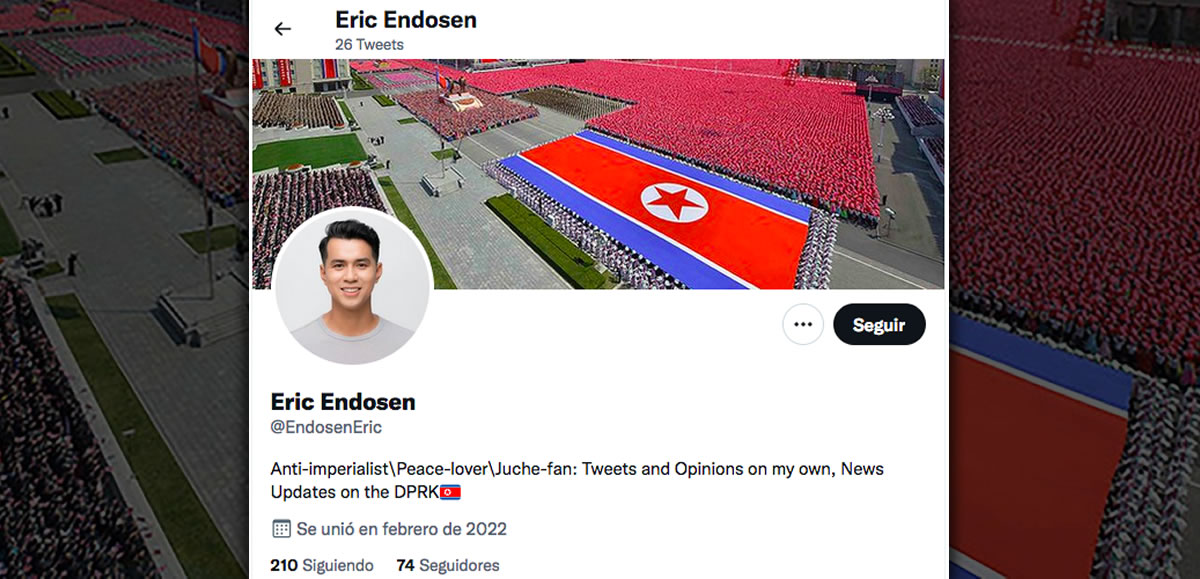 Eric Endosen, North Korea propaganda.