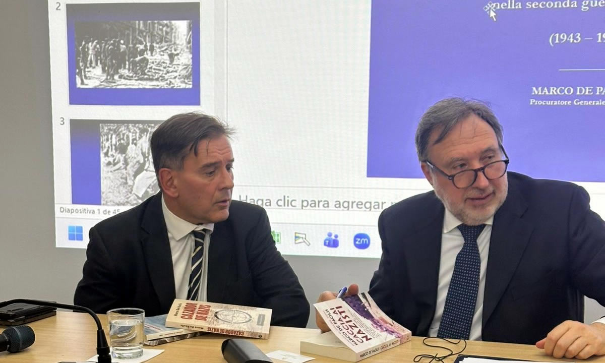 La presentaci&oacute;n de Marco De Paolis fue comentada por el jurista Franco Fiumara