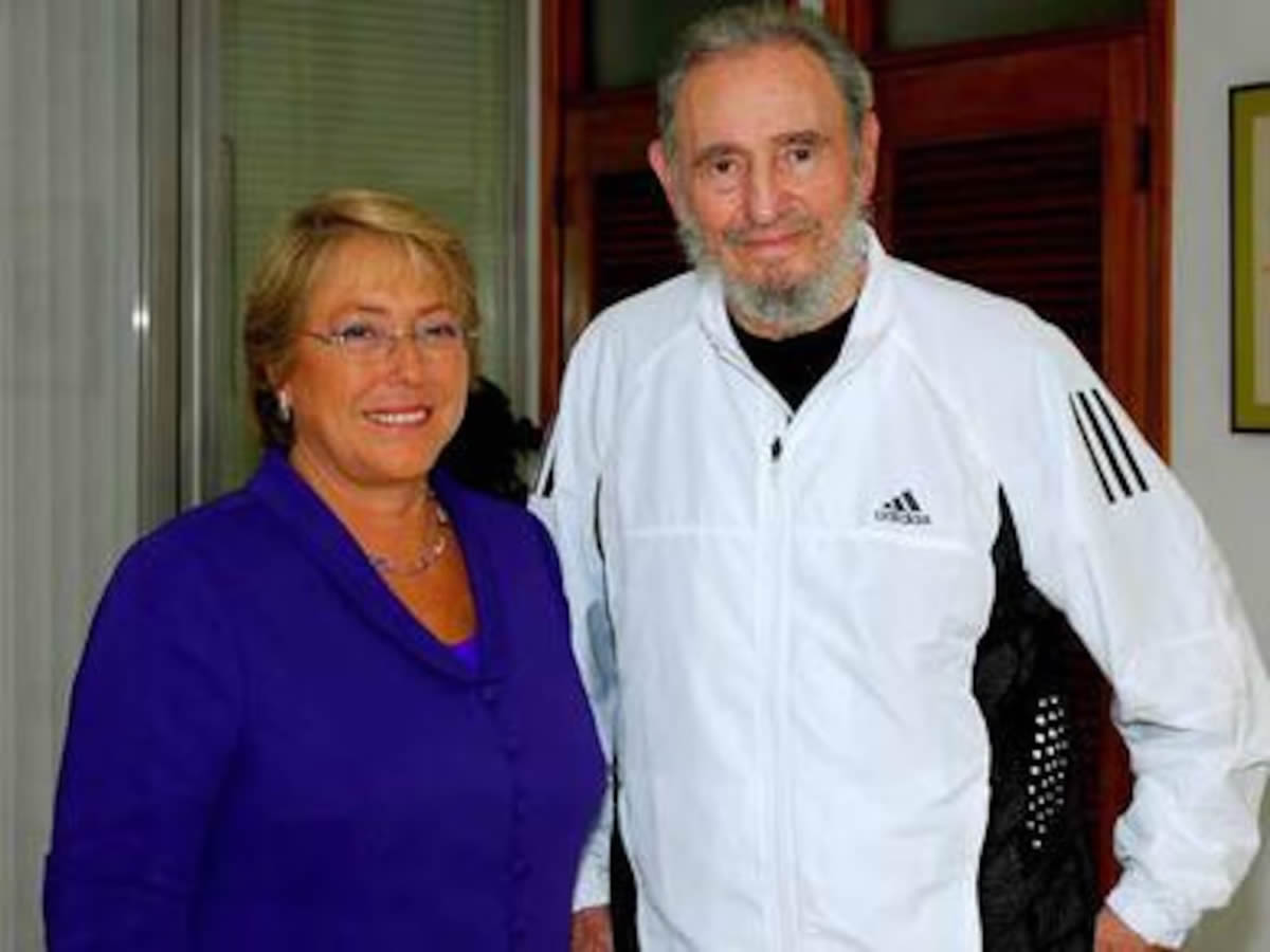 Fidel Castro - Michelle Bachelet