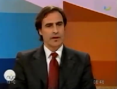 Álvaro Garcé, autor del prólogo al libro ''Reforma al Sistema Penal y Carcelario en Uruguay'', entrevistado en Canal 5 Televisión Nacional