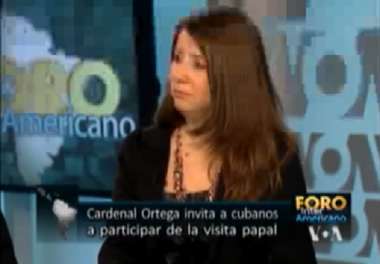 Micaela Hierro en La Voz de las Américas: La visita del Papa a Cuba
