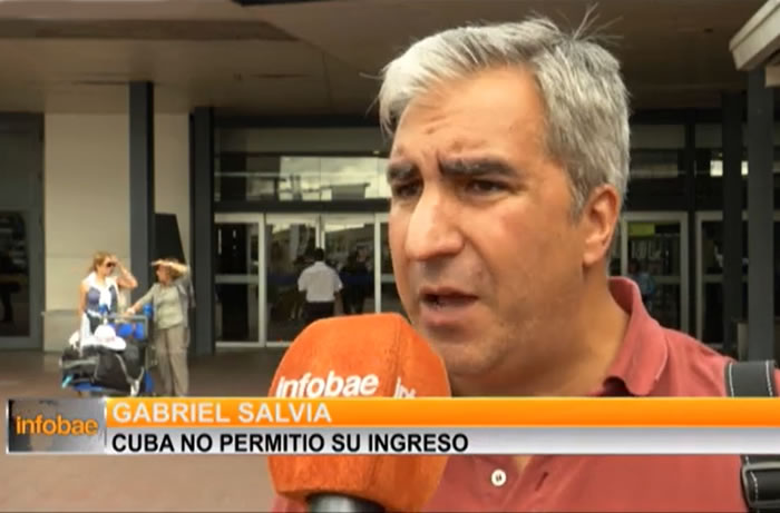 Gabriel Salvia: «Fui a Cuba a ejercer la libertad de expresión y no tuve posibilidad»