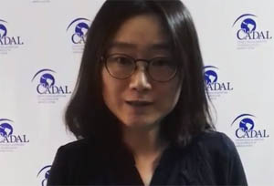 Eun Kyoung Kwon Secretaria General de la Coalición Internacional Para Detener los Crímenes Contra la Humanidad en Corea del Norte