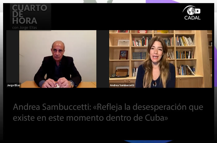 Andrea Sambuccetti: «Refleja la desesperación que existe en este momento dentro de Cuba»
