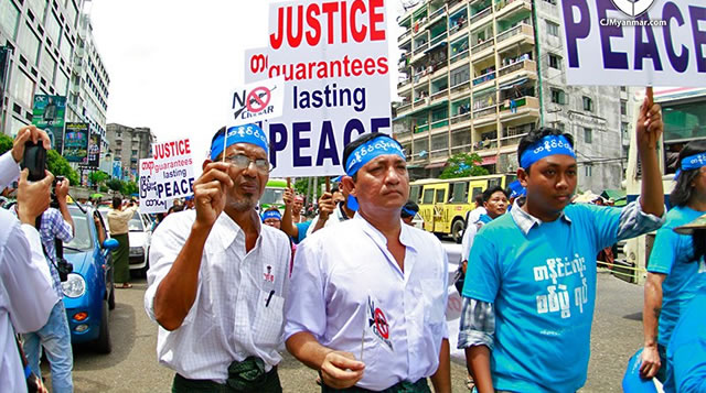 Birmania / Marcha por la Paz y la Justicia