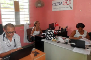 Oficina de Cubalex en La Habana