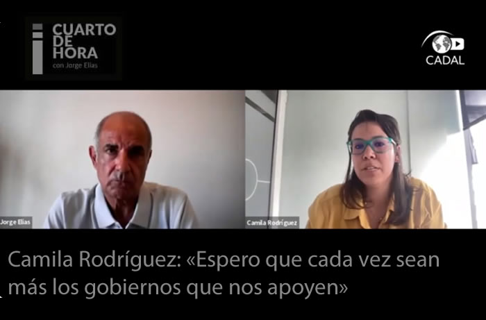 Camila Rodríguez: «Espero que cada vez sean más los gobiernos que nos apoyen»