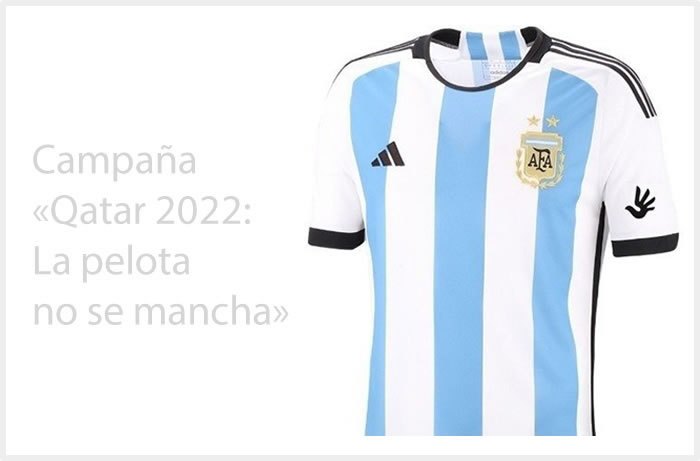 Campaña «Qatar 2022: La pelota no se mancha»