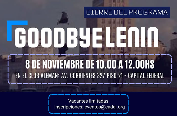 Cierre programa Goodbye Lenin 2024