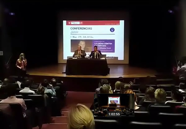 Conferencia: «La lucha contra la tortura»