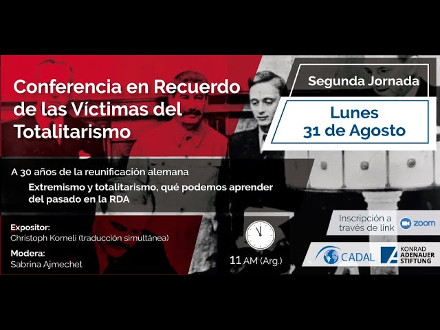 Conferencia en Recuerdo de las Víctimas del Totalitarismo: Parte II