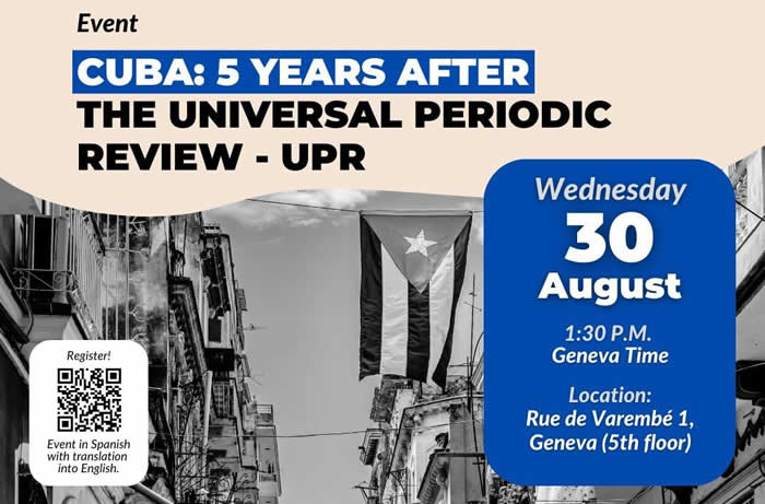 Cuba 5 years after the Universal Periodic Review - UPR