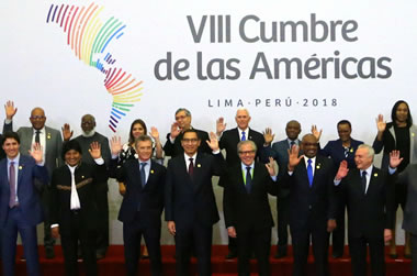 Cumbre de las Americas en Lima: Solidaridad frente a la exclusión y represión a nuestros colegas demócratas de Cuba