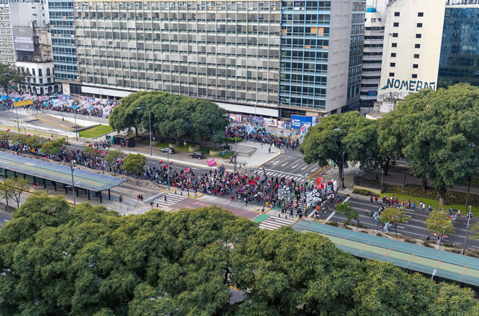 The human right to protest before the new Argentine government takes office