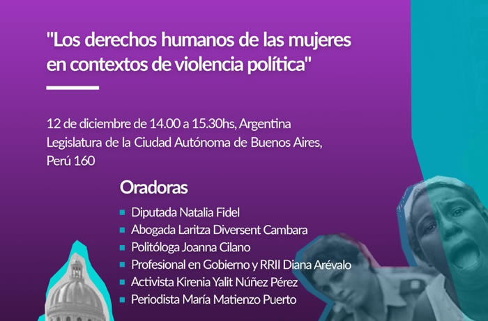 Los derechos humanos de las mujeres en contextos de violencia política