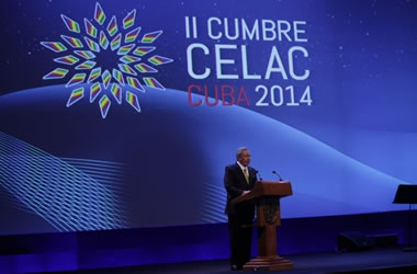 Discurso del dictador Raúl Castro en la Cumbre de la CELAC en Cuba - 2014