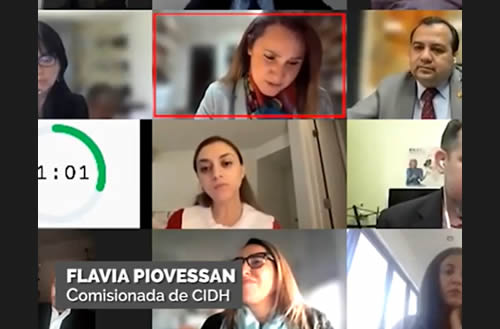 Flavia Piovessan Comisionada, en la audiencia temática de la CIDH sobre la situación de DDHH en Cuba