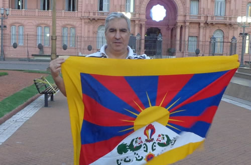 A flag for Tibet