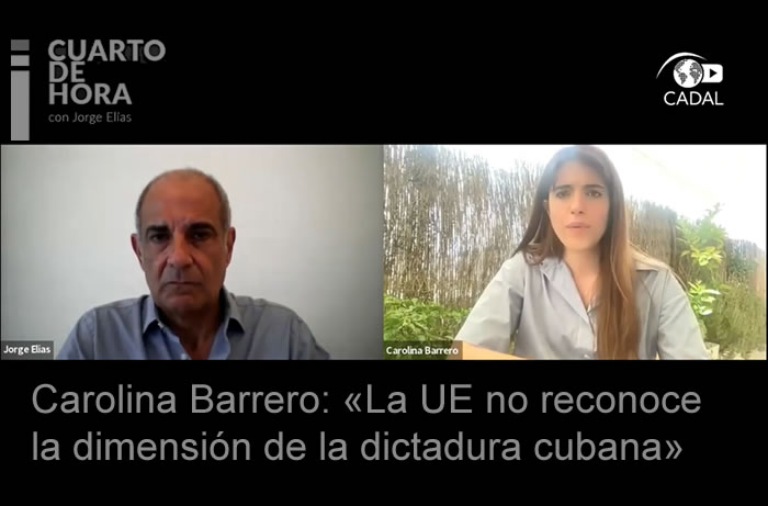 Carolina Barrero: «La UE no reconoce la dimensión de la dictadura cubana»