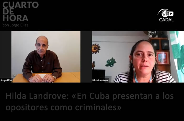 Hilda Landrove: «En Cuba presentan a los opositores como criminales»
