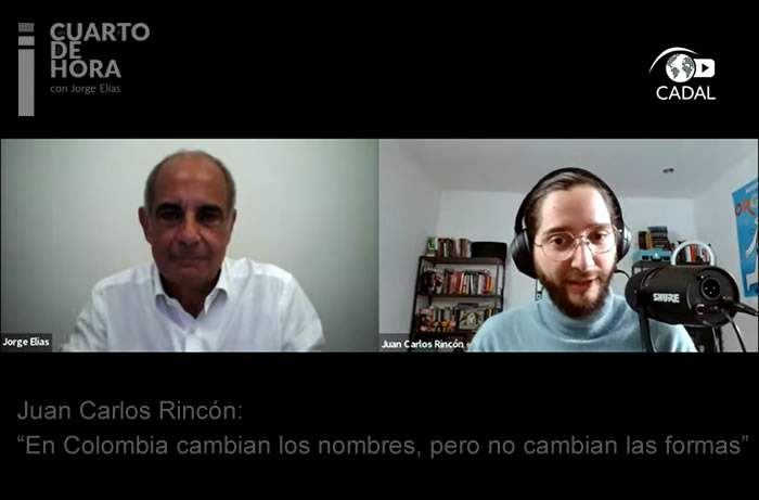 Juan Carlos Rincón: «En Colombia cambian los nombres, pero no cambian las formas»