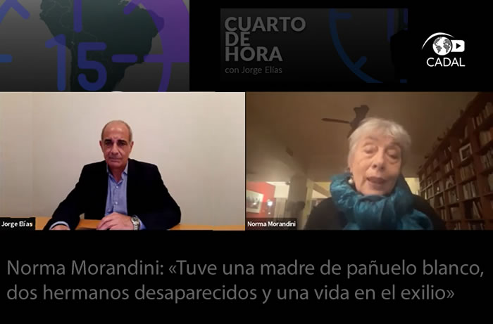 Norma Morandini: «Tuve una madre de pañuelo blanco, 2 hermanos desaparecidos y una vida en el exilio»