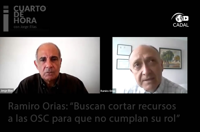 Ramiro Orias: «Buscan cortar recursos a las OSC para que no cumplan su rol»