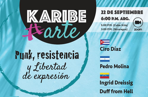KaribeArte 2021, cuarto encuentro: Punk, resistencia y libertad de expresión