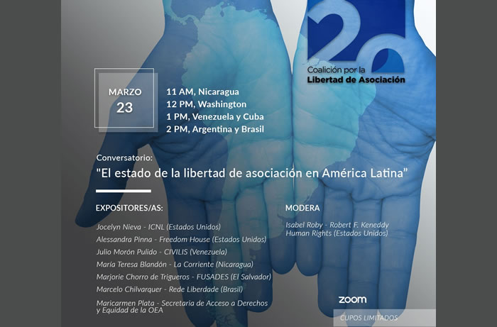 Conversatorio «El estado de la libertad de asociación en América Latina»