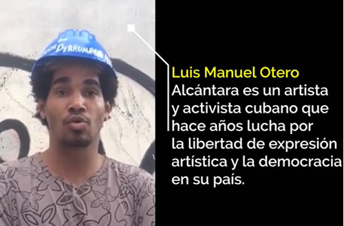 Libertad para Otero Alcántara y cese de la represión a artistas independientes en Cuba