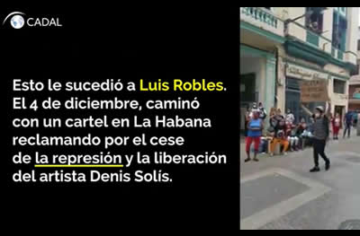 Reclamamos la libertad de Luis Robles