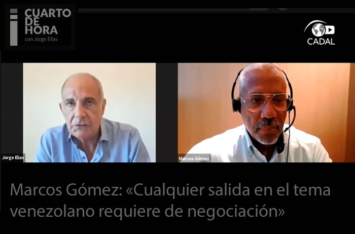 Marcos Gómez: «Cualquier salida en el tema venezolano requiere de negociación»