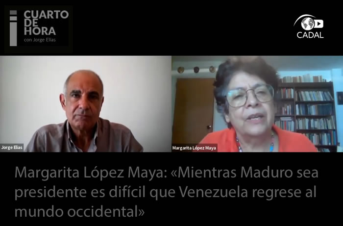 Margarita López Maya: «Mientras Maduro sea presidente es difícil que Venezuela regrese al mundo occidental»